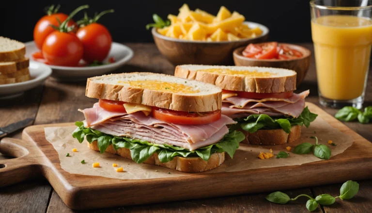 sandwich jambon cheddar