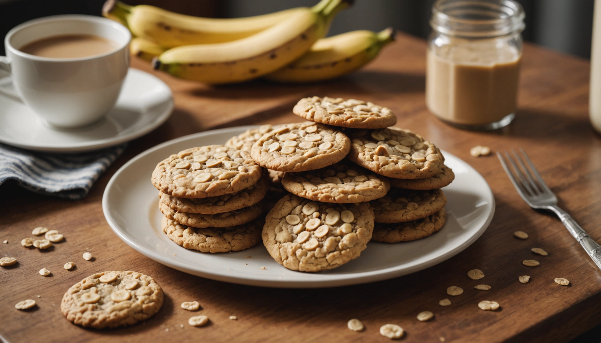 Cookies banane avoine beurre de cacahuète : santé et plaisir